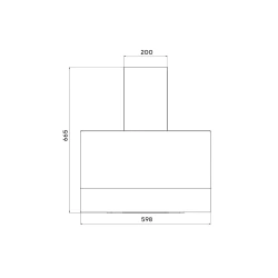 Mətbəx aspiratoru Luxell DA6-835 Beige