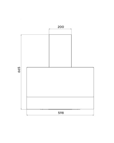 Mətbəx aspiratoru Luxell DA6-835 Beige