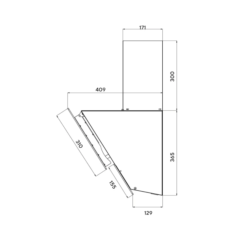Кухонная вытяжка Luxell DA6-835 Beige Кухонная вытяжка Luxell DA6-835 Beige