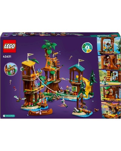 Konstruktor LEGO Adventure Camp Tree House V29 42631, 8+ yaş, 1106 hissə