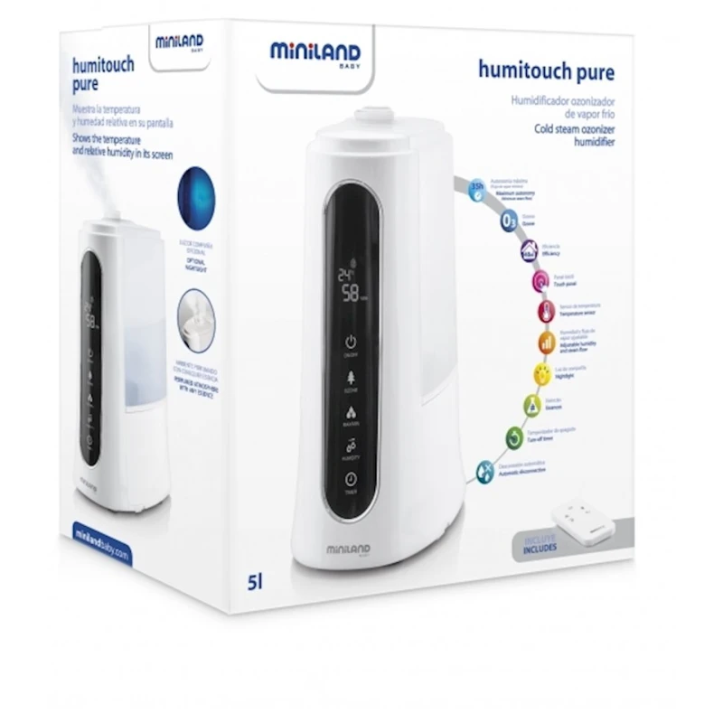 Hava nəmləndiricisi Miniland Humitouch Pure ST00296 Hava nəmləndiricisi Miniland Humitouch Pure ST00296