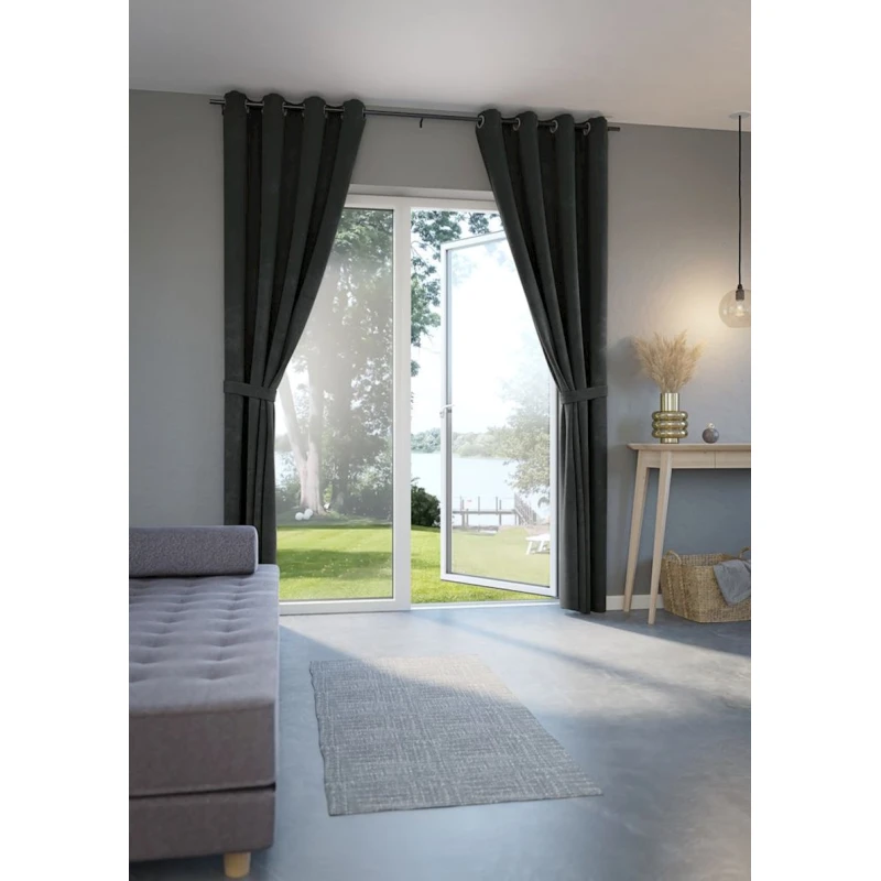 Штора JYSK Anten 5074763, 1x140x300 см, серый Штора JYSK Anten 5074763, 1x140x300 см, серый