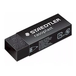 Ластик Staedtler Rasoplast, 65x23x13 мм, черный Ластик Staedtler Rasoplast, 65x23x13 мм, черный
