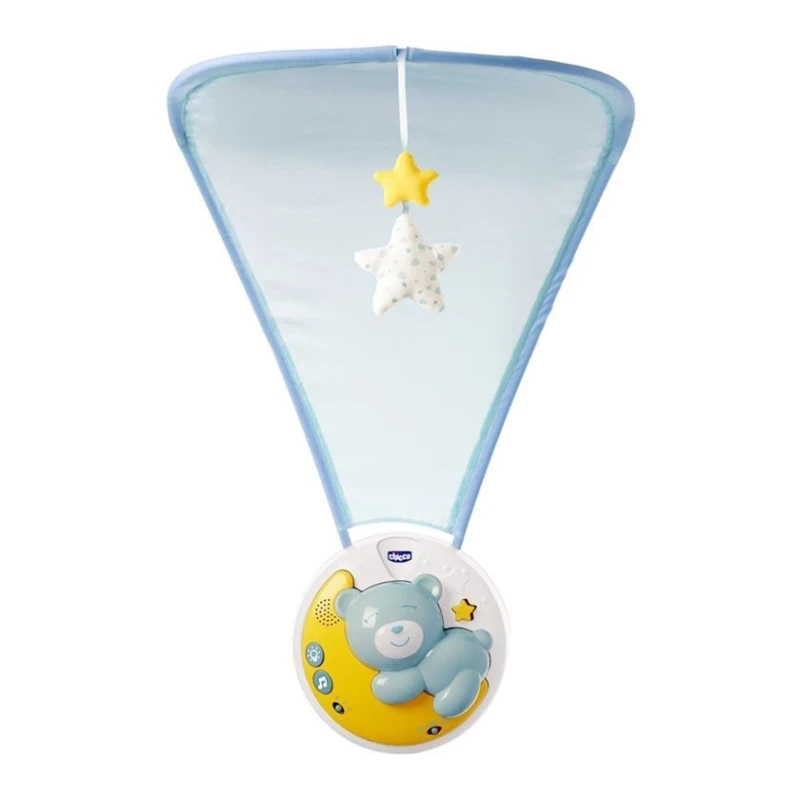 Мобайл Chicco Next 2Moon голубой 3 в 1 с эффектами