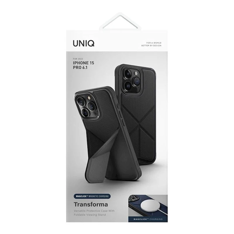 Чехол Uniq Transforma для iPhone 15 Pro Black Чехол Uniq Transforma для iPhone 15 Pro Black