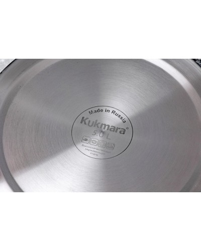 Mantı bişirici Kukmara stm502803sbg, paslanmayan polad, 3 torlu, gümüşü, 5 l