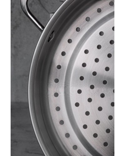 Mantı bişirici Kukmara stm502803sbg, paslanmayan polad, 3 torlu, gümüşü, 5 l