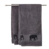 Полотенце JYSK Malung By Kronborg, 50x100 см, темно-серый Полотенце JYSK Malung By Kronborg, 50x100 см, темно-серый