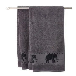 Полотенце JYSK Malung By Kronborg, 50x100 см, темно-серый Полотенце JYSK Malung By Kronborg, 50x100 см, темно-серый