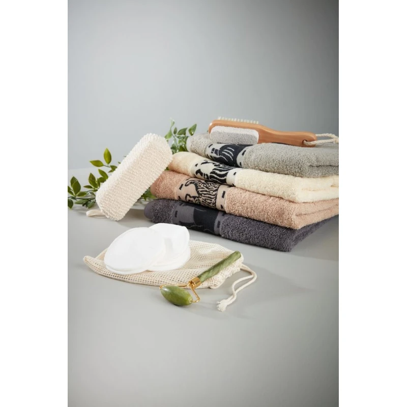 Полотенце JYSK Malung By Kronborg, 50x100 см, темно-серый Полотенце JYSK Malung By Kronborg, 50x100 см, темно-серый