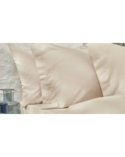 Yataq dəsti Yataş Plain, yorğan üzü 200x220 sm, mələfə 160x200 sm, yastıq üzü 50x70 sm (2 əd), ikinəfərlik, pambıq, bej