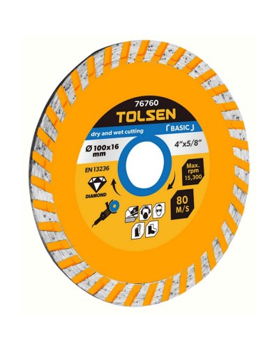 Almaz disk Tolsen 115 mm