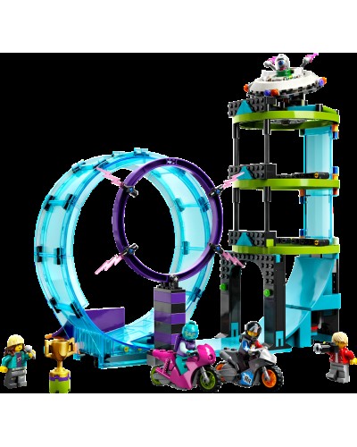Konstruktor LEGO City Stuntz Ultimate Stunt Riders Challenge 60361, 7+ yaş, 385 hissə