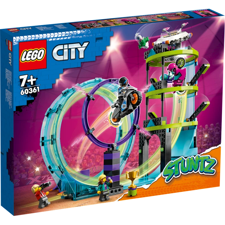 Конструктор LEGO City Stuntz Ultimate Stunt Riders Challenge 60361, 7+ лет, 385 элементов