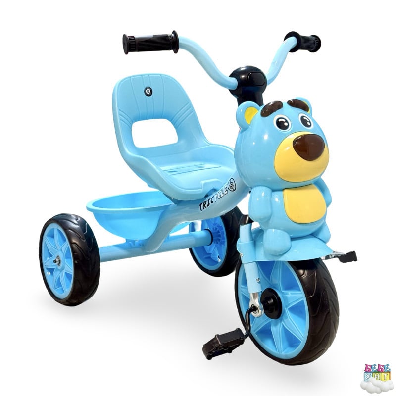 Üç təkərli velosiped, 3-6 yaş GLST 004, mavi