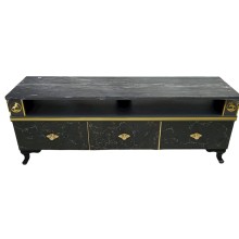 TV üçün tumba Atrofemma SAT-9953, 150x40 sm, qara
