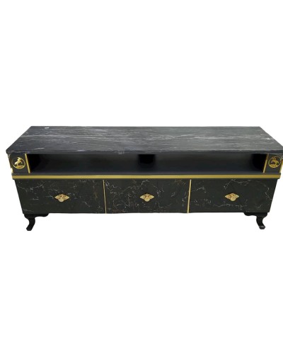 TV üçün tumba Atrofemma SAT-9953, 150x40 sm, qara