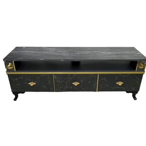 Тумба под ТВ Atrofemma SAT-9953, 150x40 см, черная