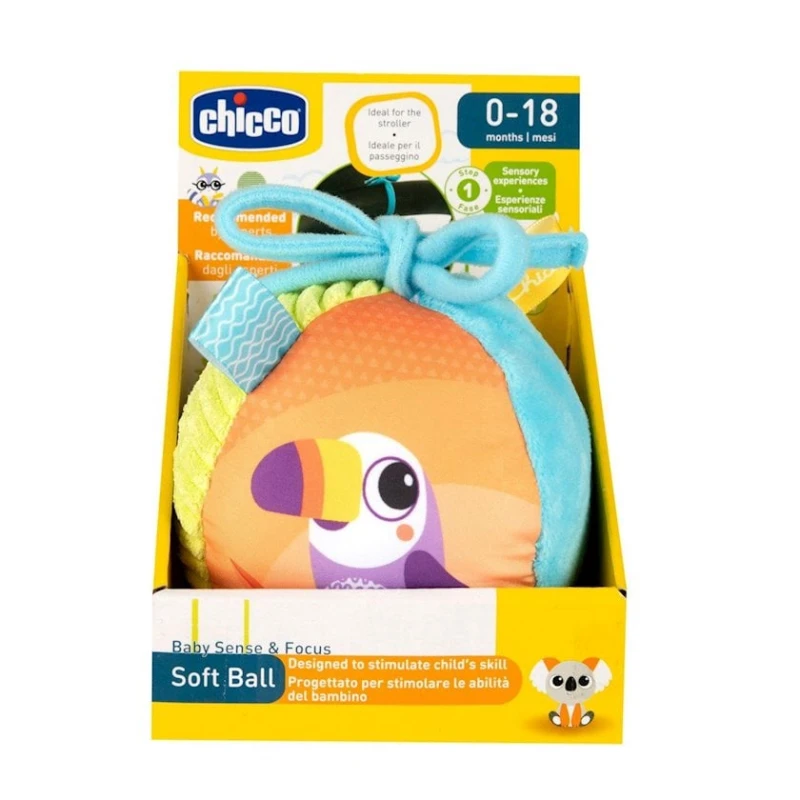 Игрушка-подвеска Chicco Soft Ball, 0-18 месяцев, разноцветный Игрушка-подвеска Chicco Soft Ball, 0-18 месяцев, разноцветный