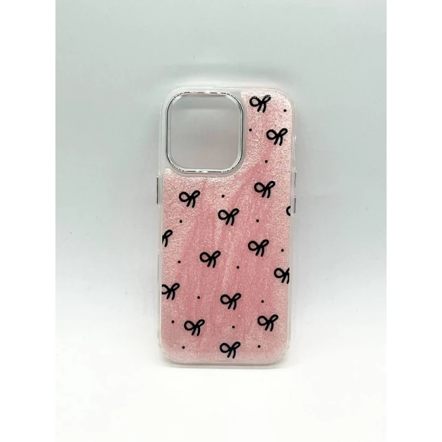 Чехол case для iPhone 16 Pro Bows Pink Чехол case для iPhone 16 Pro Bows Pink