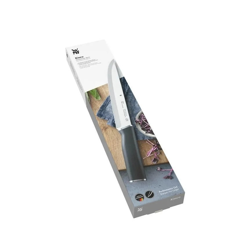 Нож для мяса WMF Kineo, 20 см, нержавеющая сталь/пластик, серебристый/черный Нож для мяса WMF Kineo, 20 см, нержавеющая сталь/пластик, серебристый/черный