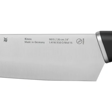 Нож для мяса WMF Kineo, 20 см, нержавеющая сталь/пластик, серебристый/черный Нож для мяса WMF Kineo, 20 см, нержавеющая сталь/пластик, серебристый/черный