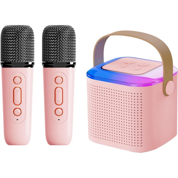 Portativ dinamik karaoke ilə Y1 Pink