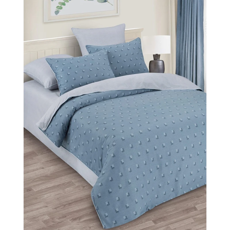 Комплект постельного белья Артпостель Эдвард, пододеяльник 200x220 см, простыня 260x240 см, наволочка 50x70/70x70 см, евро, велюр, серый/синий Комплект постельного белья Артпостель Эдвард, пододеяльник 200x220 см, простыня 260x240 см, наволочка 50x70/70x70 см, евро, велюр, серый/синий