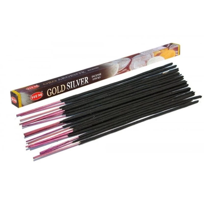 Ароматические палочки Hem Gold Silver, 20 шт
