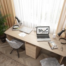 Kompüter masası Marina 3563_M25StolLogSon, LDSP, 75x60x180 sm, açıq qəhvəyi