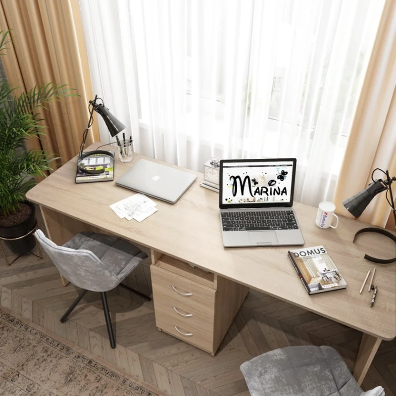 Kompüter masası Marina 3563_M25StolLogSon, LDSP, 75x60x180 sm, açıq qəhvəyi