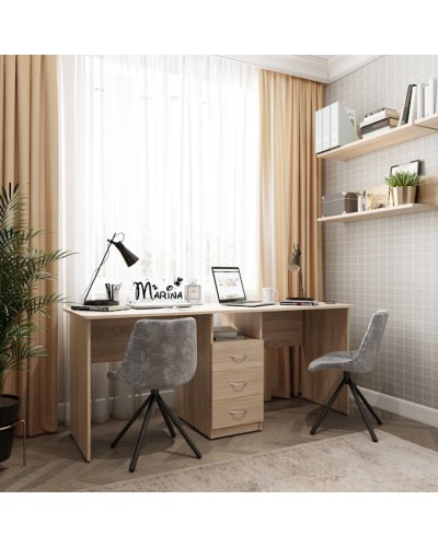 Kompüter masası Marina 3563_M25StolLogSon, LDSP, 75x60x180 sm, açıq qəhvəyi