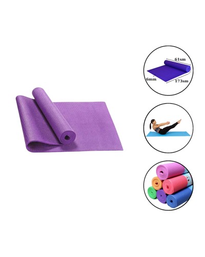 Yoqa üçün mat Yoga mat 1646, bənövşəyi