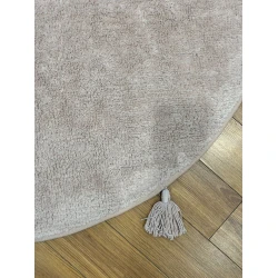 Ковровая дорожка Natural halı nth_BEIGE06Q, 120x120 см, хлопок, бежевый