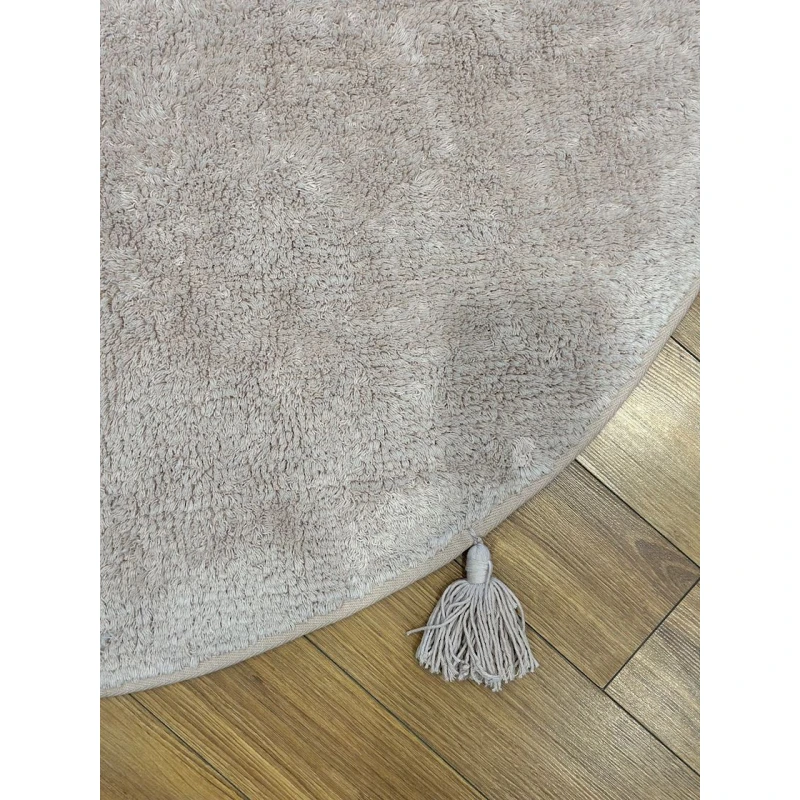 Ковровая дорожка Natural halı nth_BEIGE06Q, 120x120 см, хлопок, бежевый Ковровая дорожка Natural halı nth_BEIGE06Q, 120x120 см, хлопок, бежевый