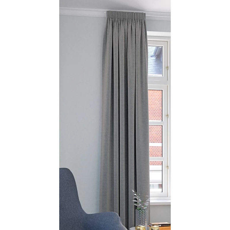 Штора JYSK Aldra 1x140x300 см, серый Штора JYSK Aldra 1x140x300 см, серый