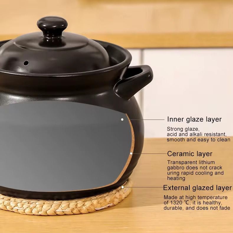 Qazan 6921-698, keramika, 4.8 l