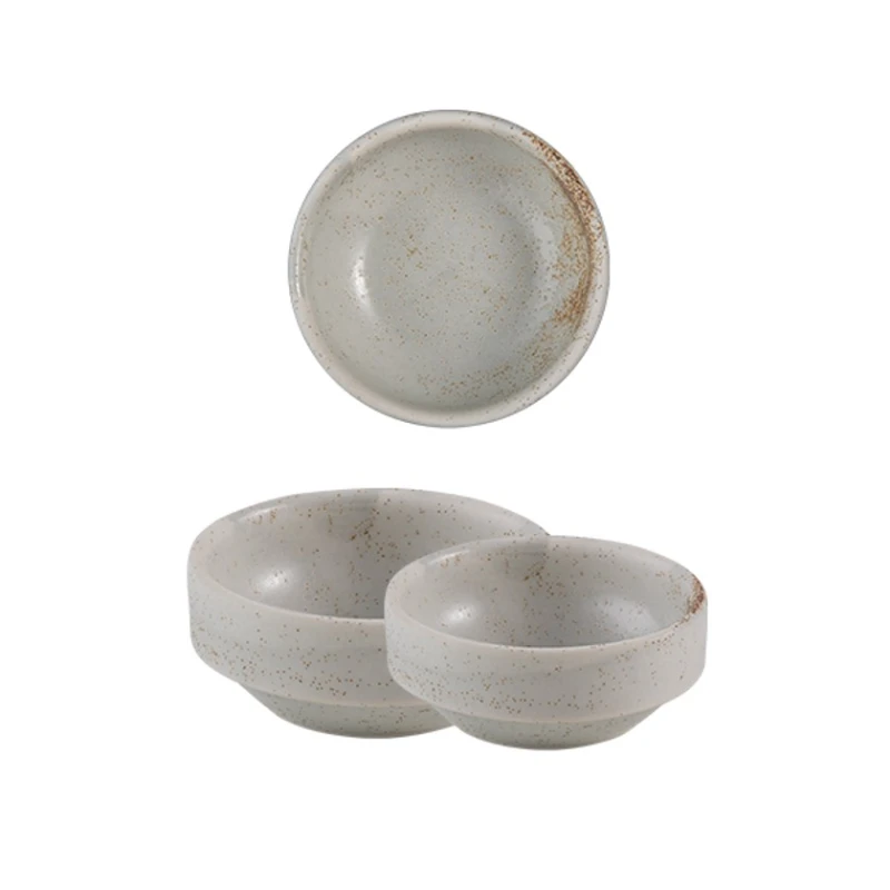 Миска ID-Fine Mellow Joker, фарфор, серая, 30 мл, 6 см