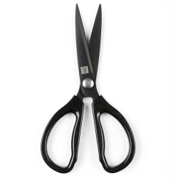 Mətbəx qayçısı universal Huo Hou HU0025, 21 sm, polad/plastik, qara