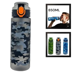 Спортивная бутылка Gymnic 1229113, разноцветный, пластик, 850 мл Спортивная бутылка Gymnic 1229113, разноцветный, пластик, 850 мл