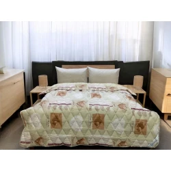 Yorğan MiraNova 063, ikinəfərlik, bambuk sintepon, rəngbərəng, 195х215 sm