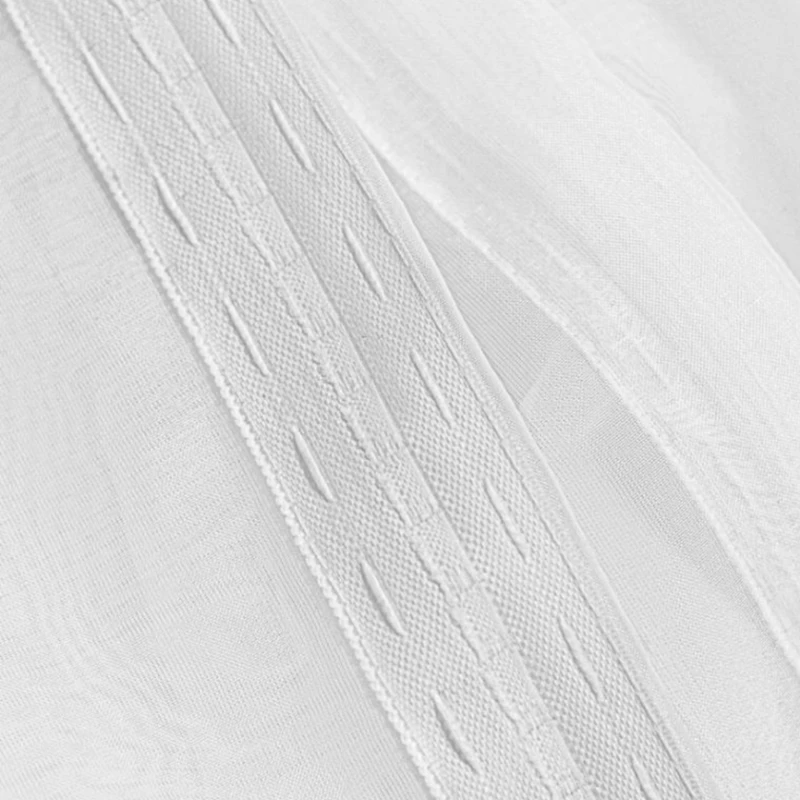 Тюль вуаль Eco-DECOR, лента/кулиска, 300x295 см, белый Тюль вуаль Eco-DECOR, лента/кулиска, 300x295 см, белый