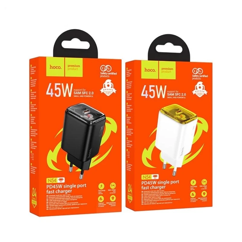 Адаптер Hoco N54 45W White Адаптер Hoco N54 45W White