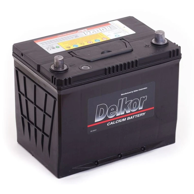 Автомобильный аккумулятор Delkor 80D26L 75Ah 600A