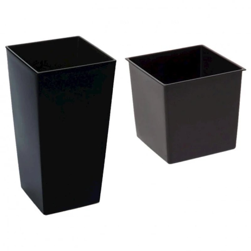 Dibçək Lamela Finezja 30x30 sm, plastik, qara Dibçək Lamela Finezja 30x30 sm, plastik, qara