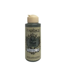 Краска матовая Cadence Style Matt Paint S9053 Dark Hazel Green, с бархатистым эффектом, 120 мл