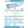 Бассейн Bestway 56475, 732x366x132 см, 30045 л, серый