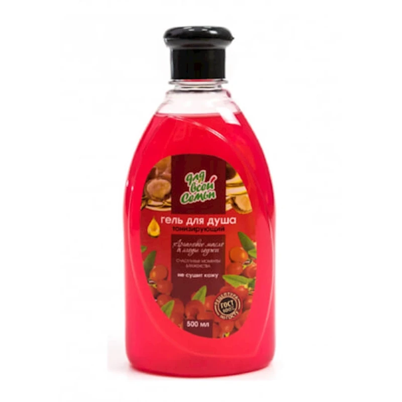 Гель для душа Для всей семьи Аргановое масло и ягоды годжи 500 мл