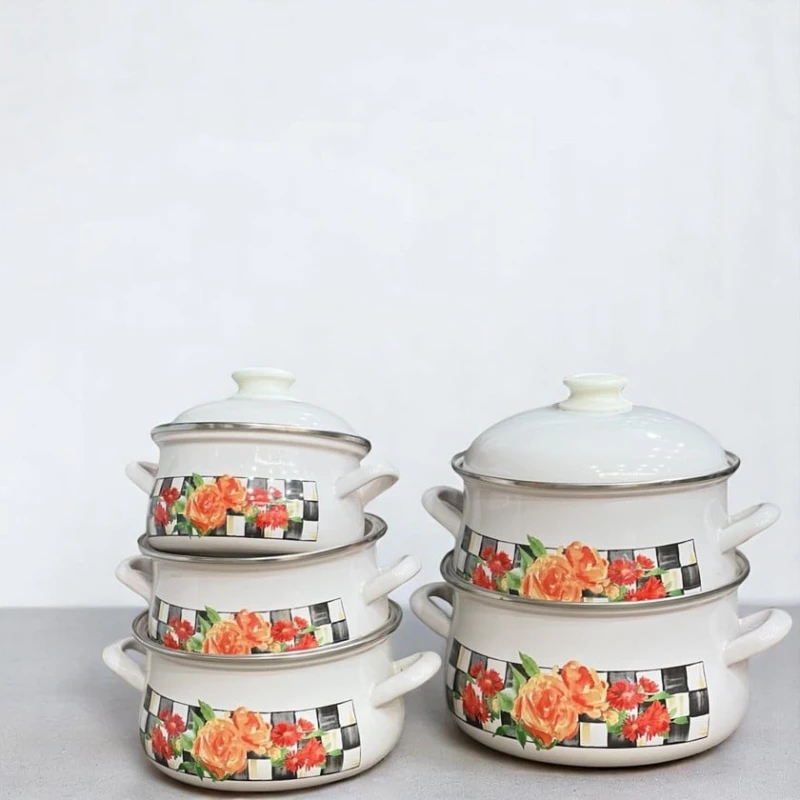 Набор кастрюль Bonera, эмалевое, 16/18/20/22/24 см Набор кастрюль Bonera, эмалевое, 16/18/20/22/24 см