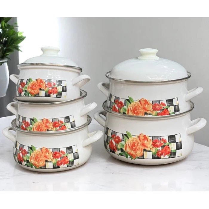 Набор кастрюль Bonera, эмалевое, 16/18/20/22/24 см Набор кастрюль Bonera, эмалевое, 16/18/20/22/24 см